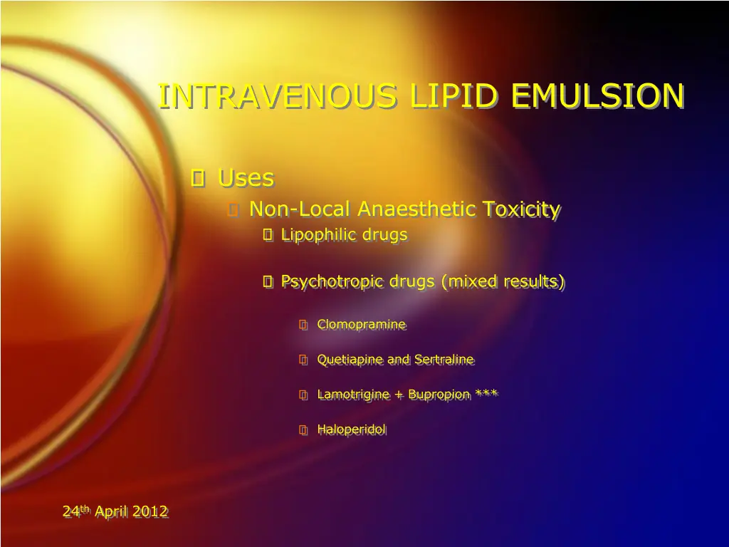 intravenous lipid emulsion 10