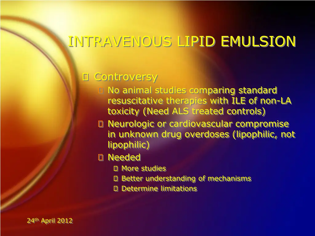 intravenous lipid emulsion 12