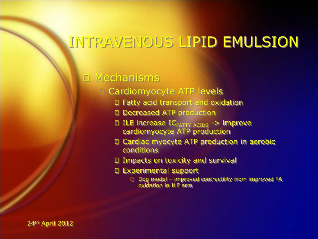 intravenous lipid emulsion 6