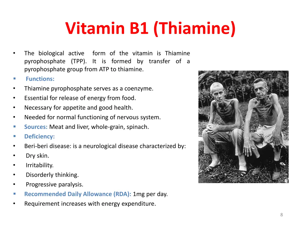 vitamin b1 thiamine