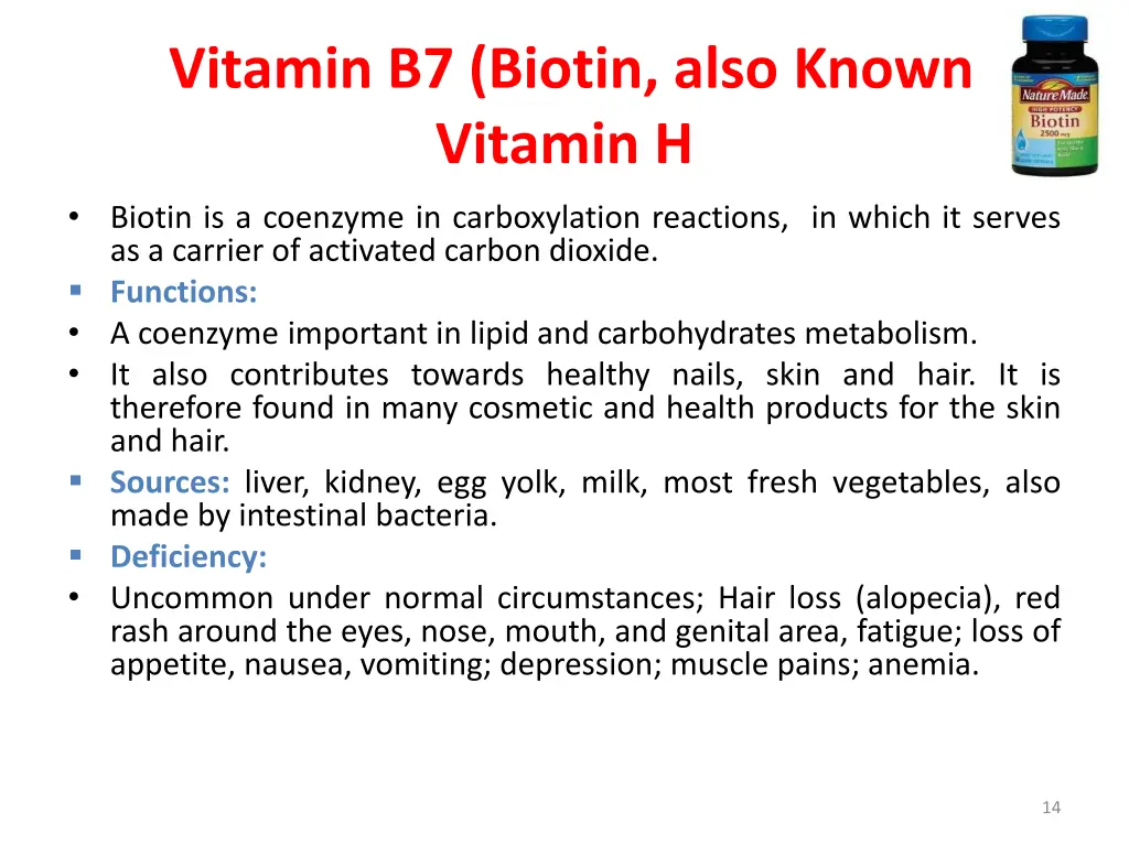 vitamin b7 biotin also known vitamin h