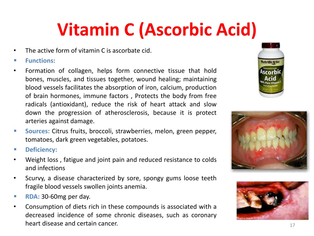 vitamin c ascorbic acid