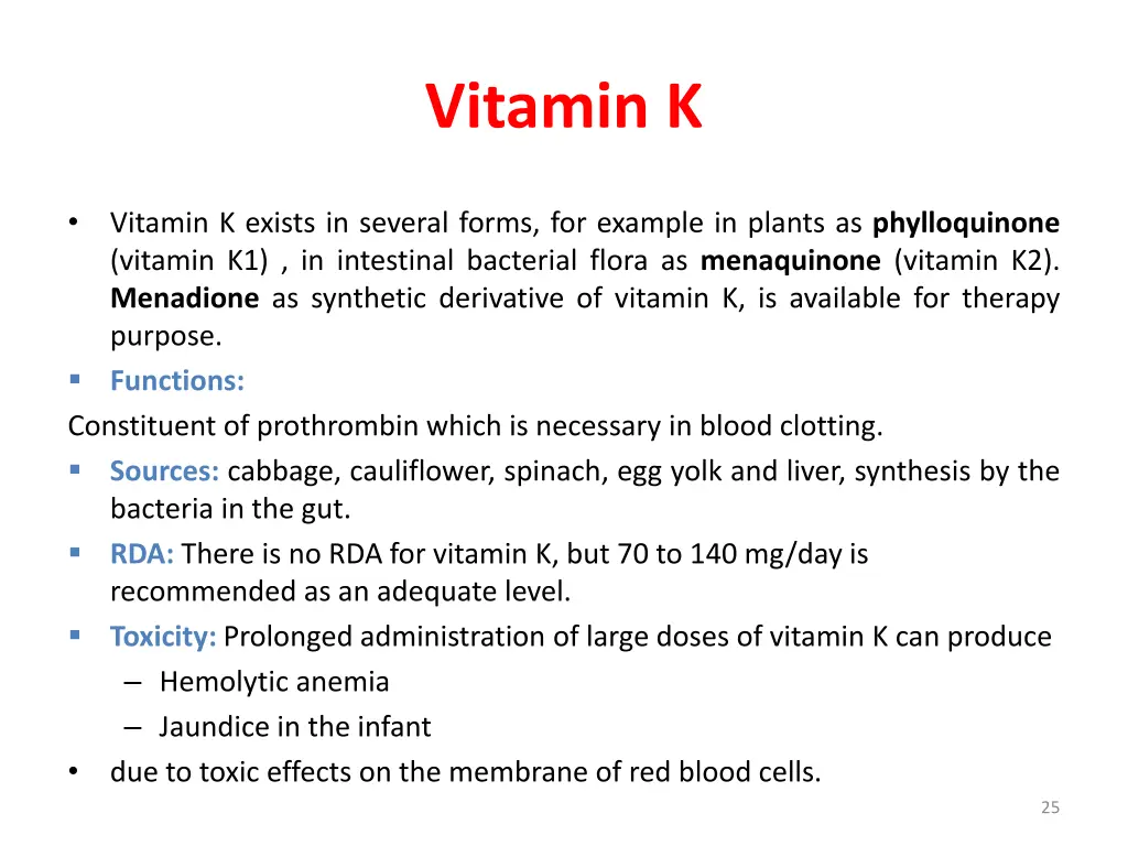 vitamin k
