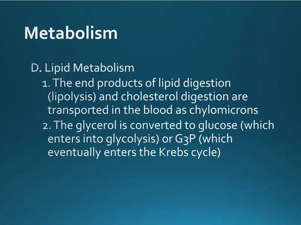 metabolism 14