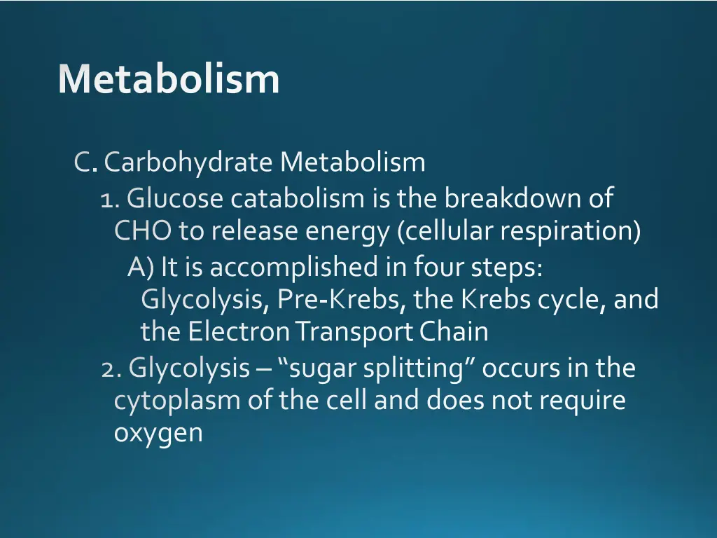 metabolism 2