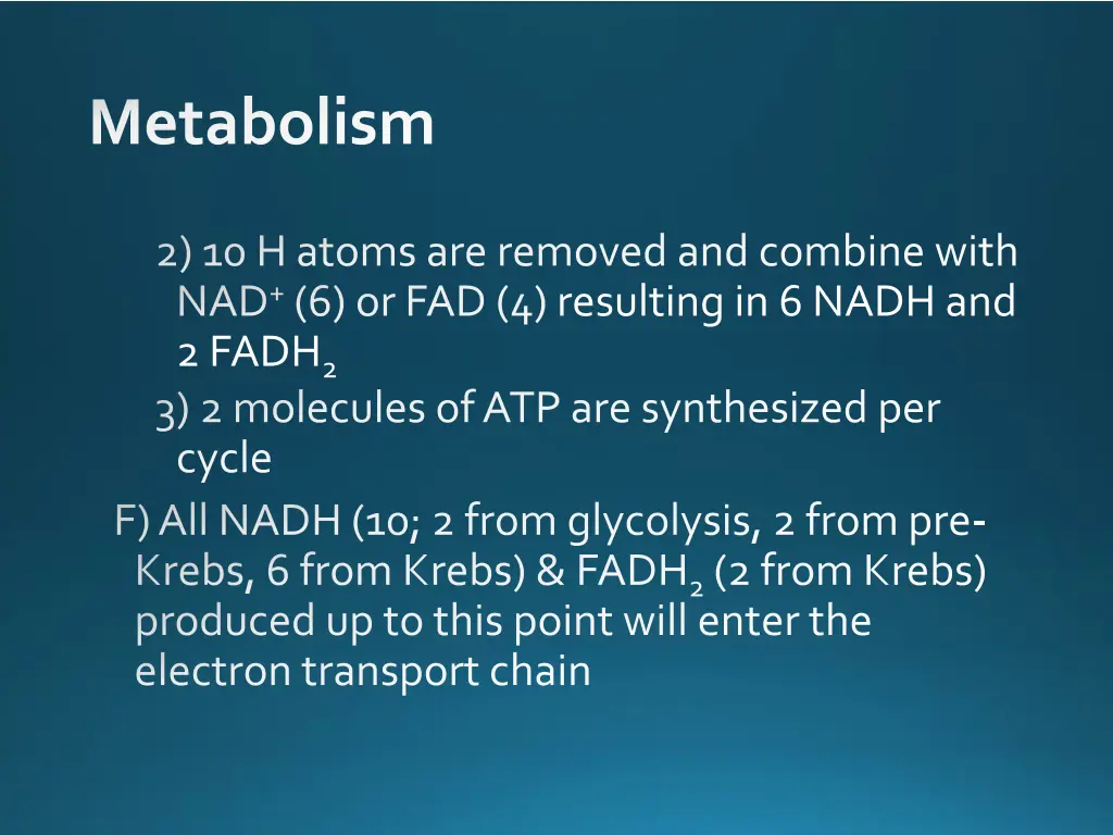 metabolism 8