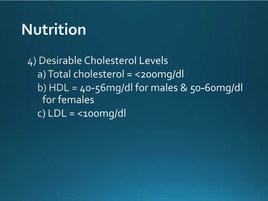 nutrition 10