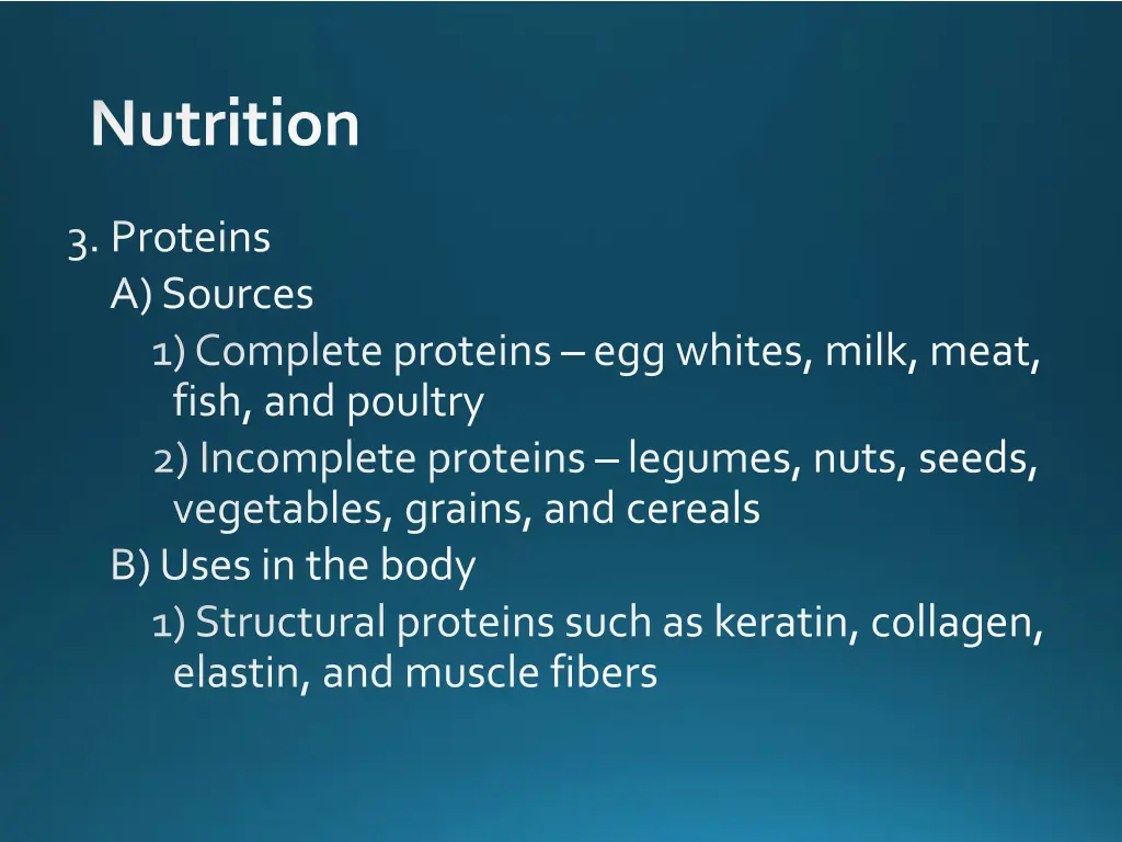 nutrition 12