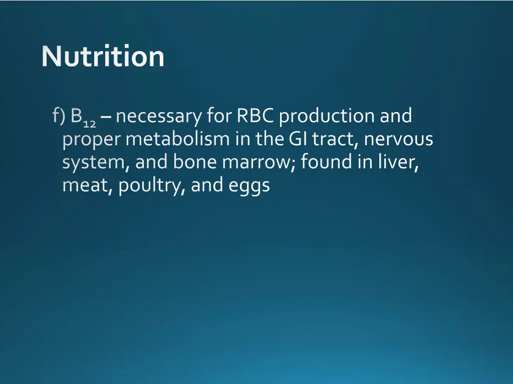 nutrition 21