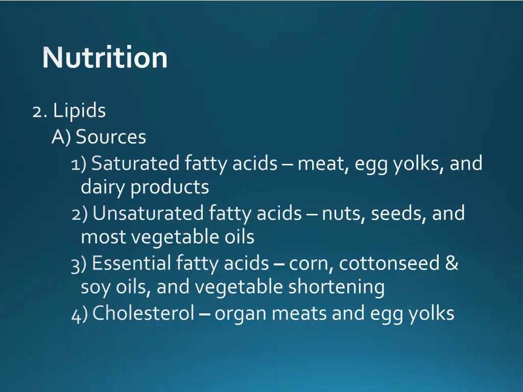 nutrition 5
