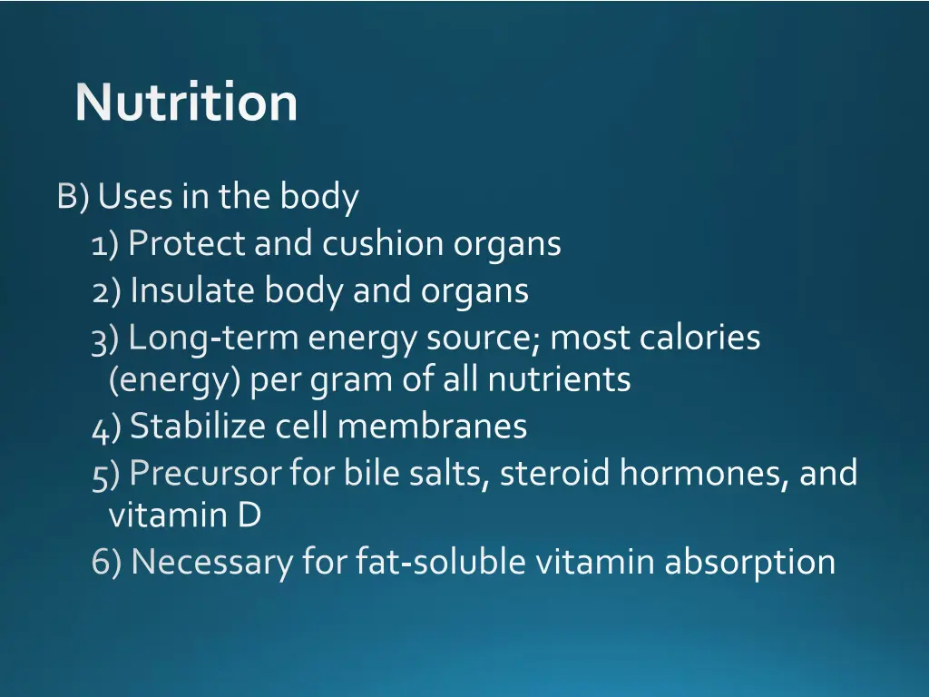 nutrition 6
