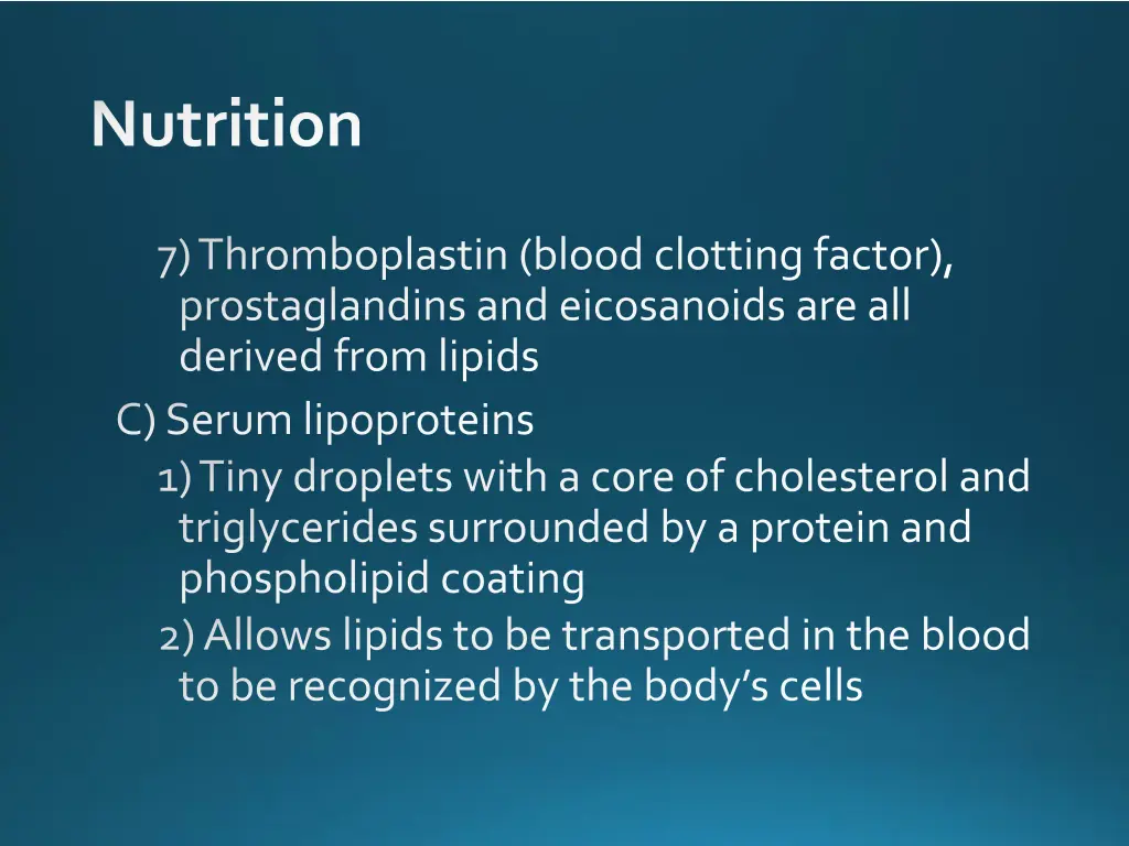 nutrition 7