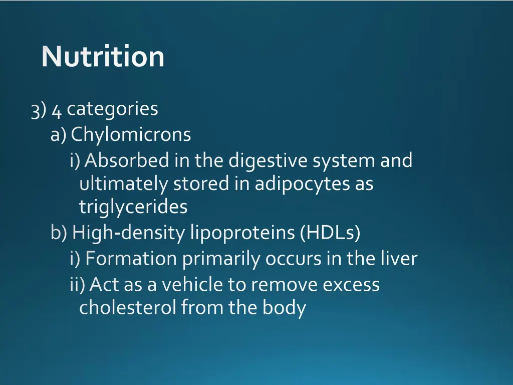 nutrition 8