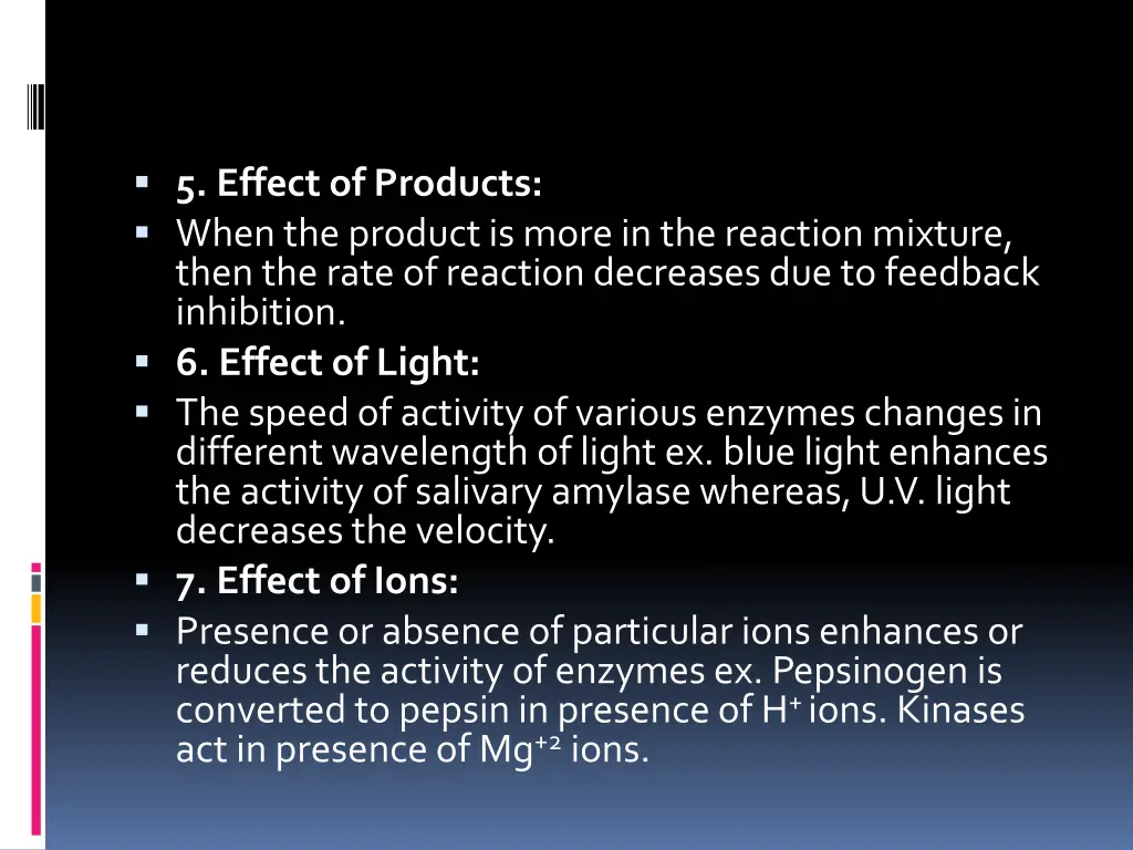5 effect of products when the product is more