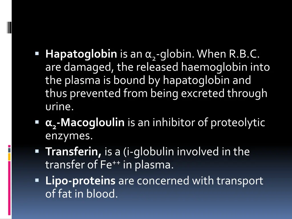 hapatoglobin is an 2 globin when