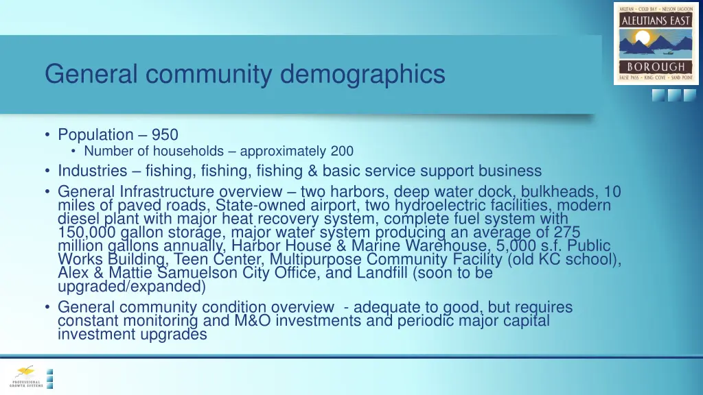 general community demographics