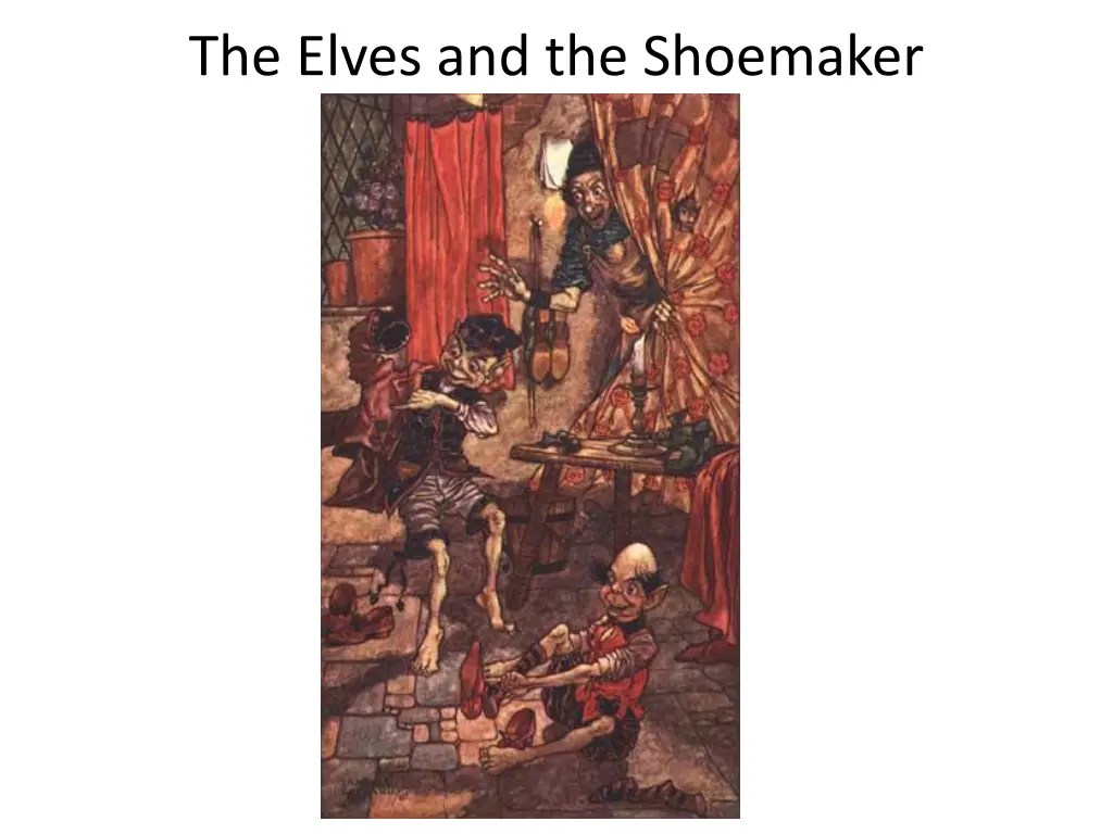 the elves and the shoemaker