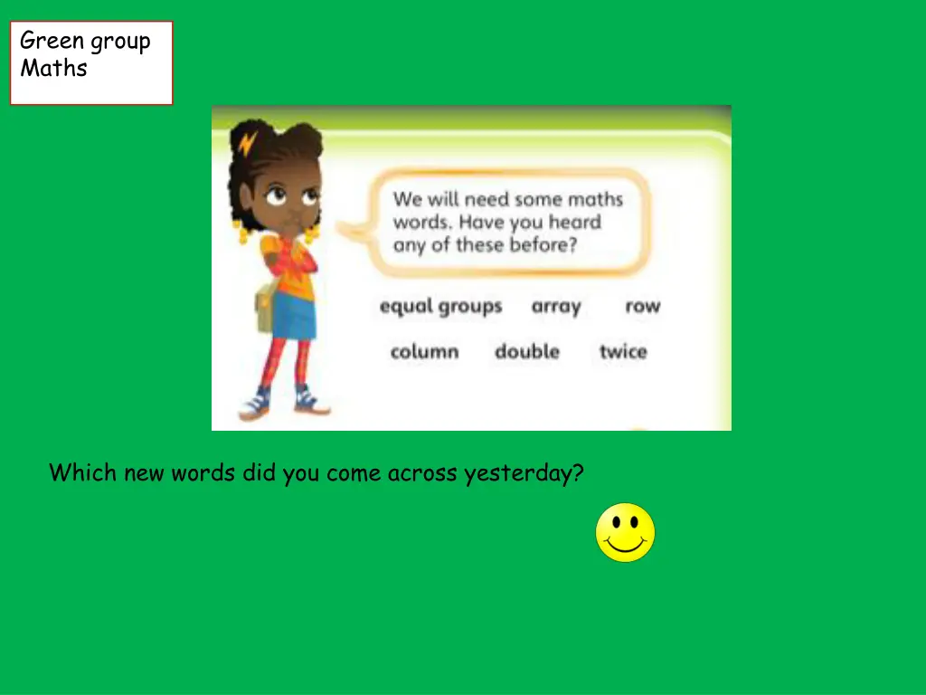 green group maths