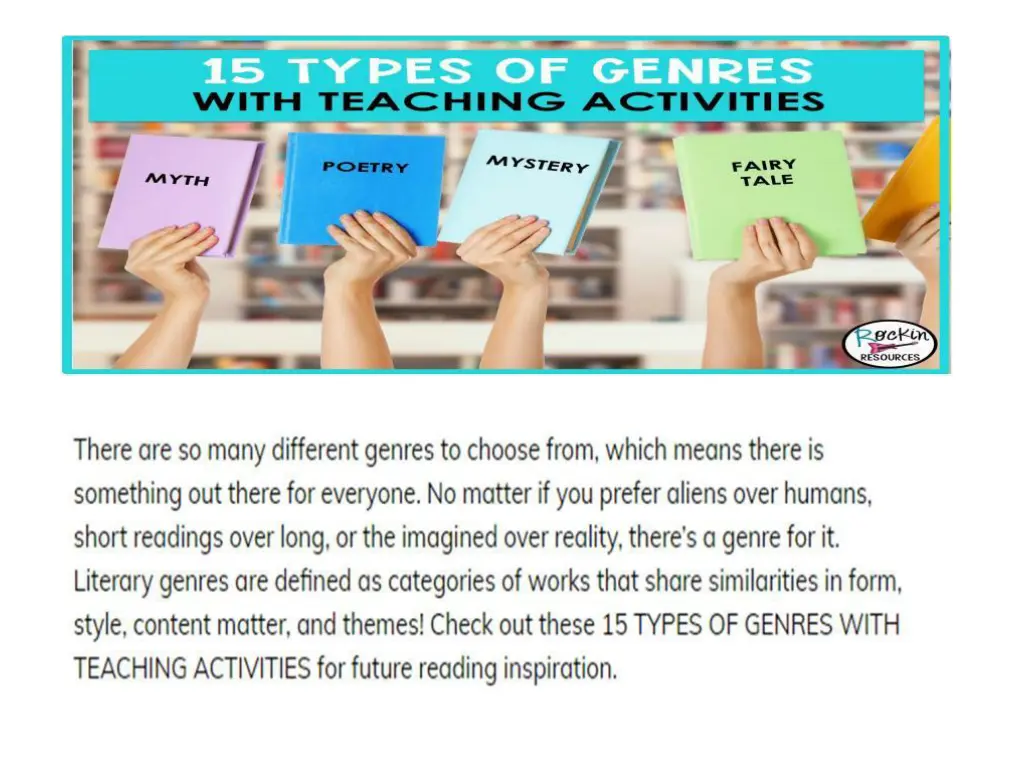 15 types of genres