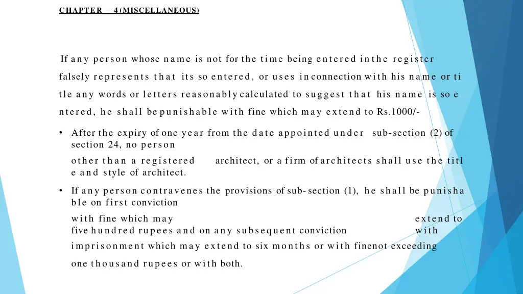 chapter 4 miscellaneous