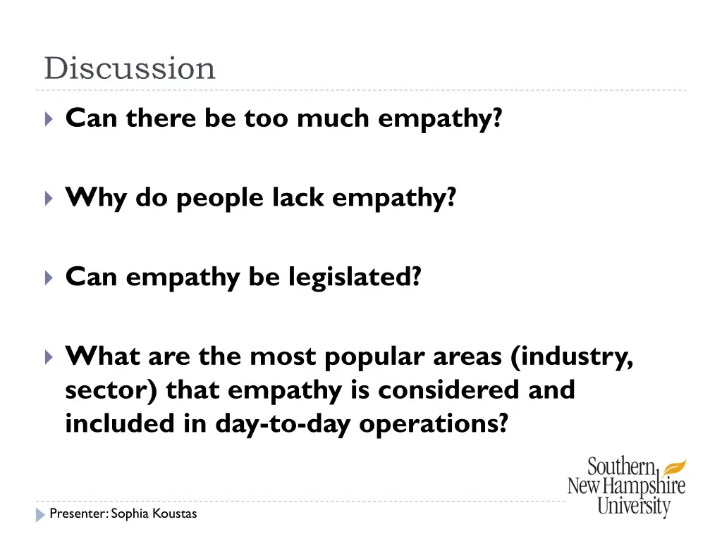 discussion