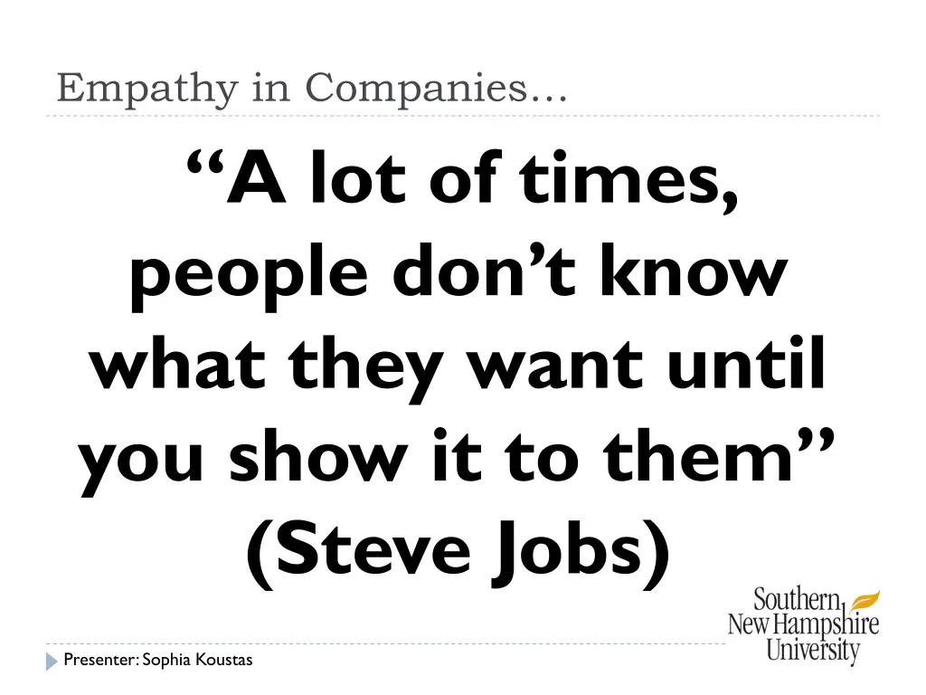 empathy in companies a lot of times people
