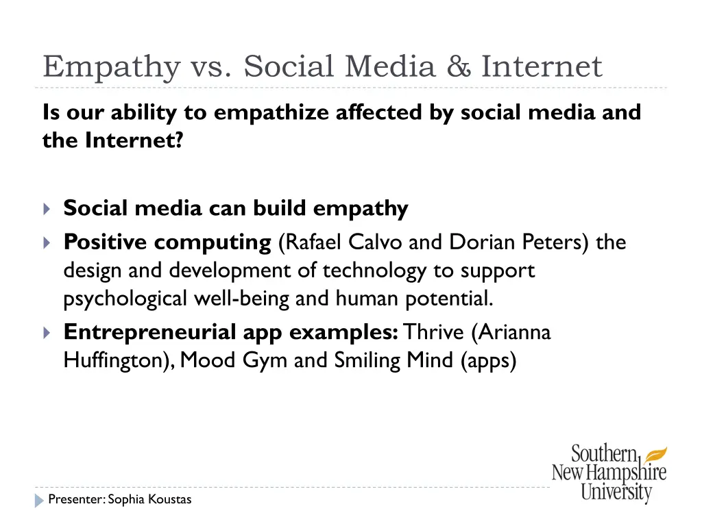empathy vs social media internet