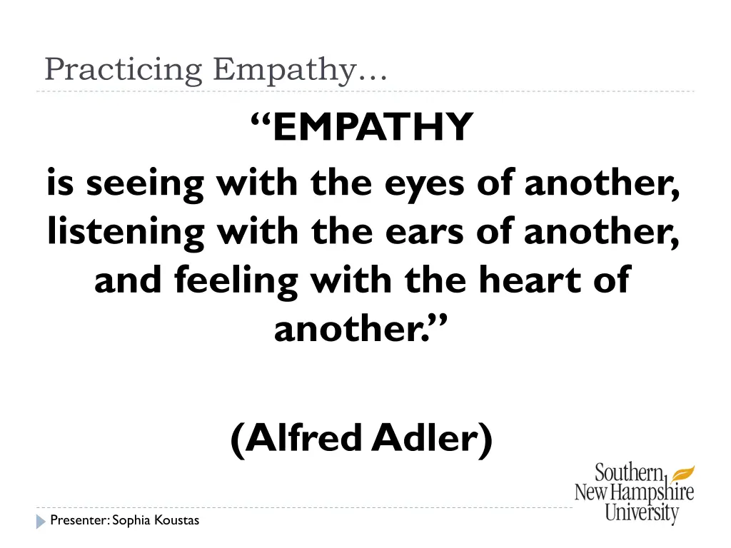 practicing empathy 1