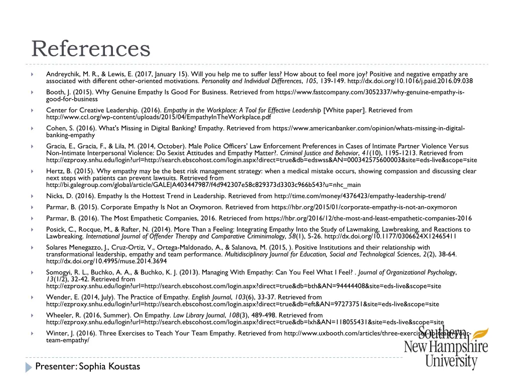references