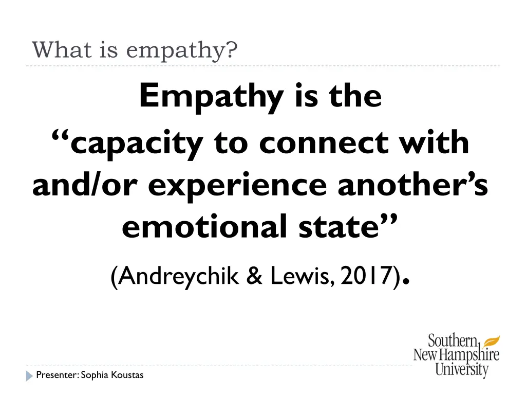 what is empathy 1