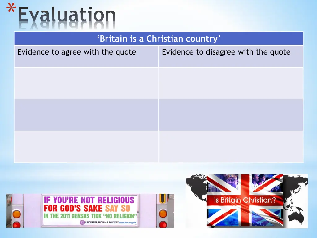 evaluation