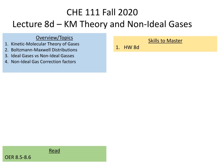 che 111 fall 2020