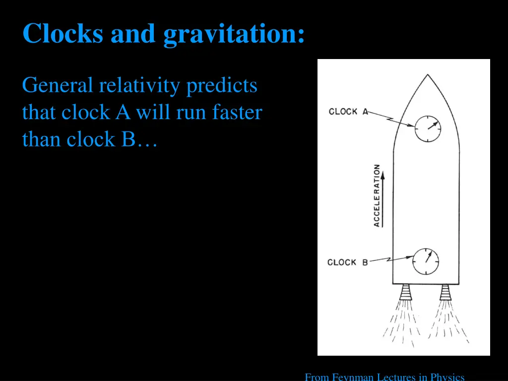 clocks and gravitation