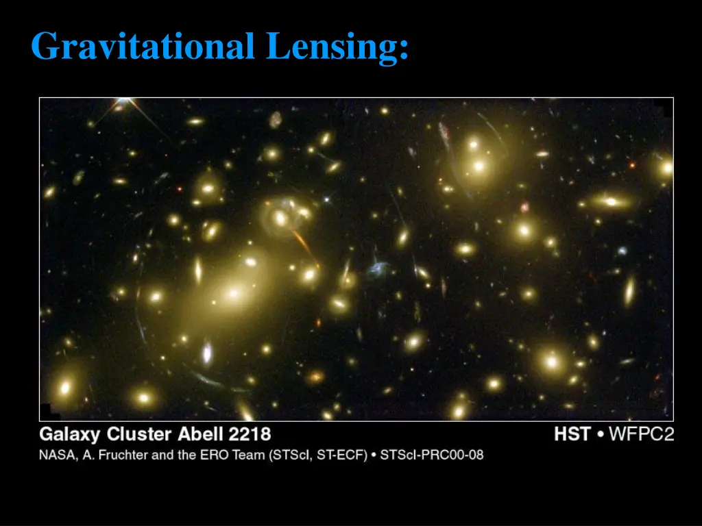 gravitational lensing