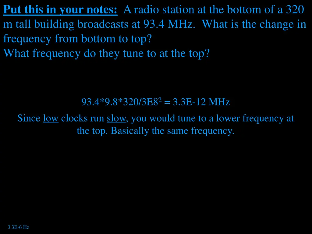 put this in your notes a radio station