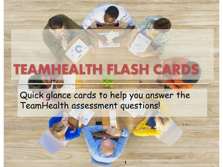 teamhealth flash cards