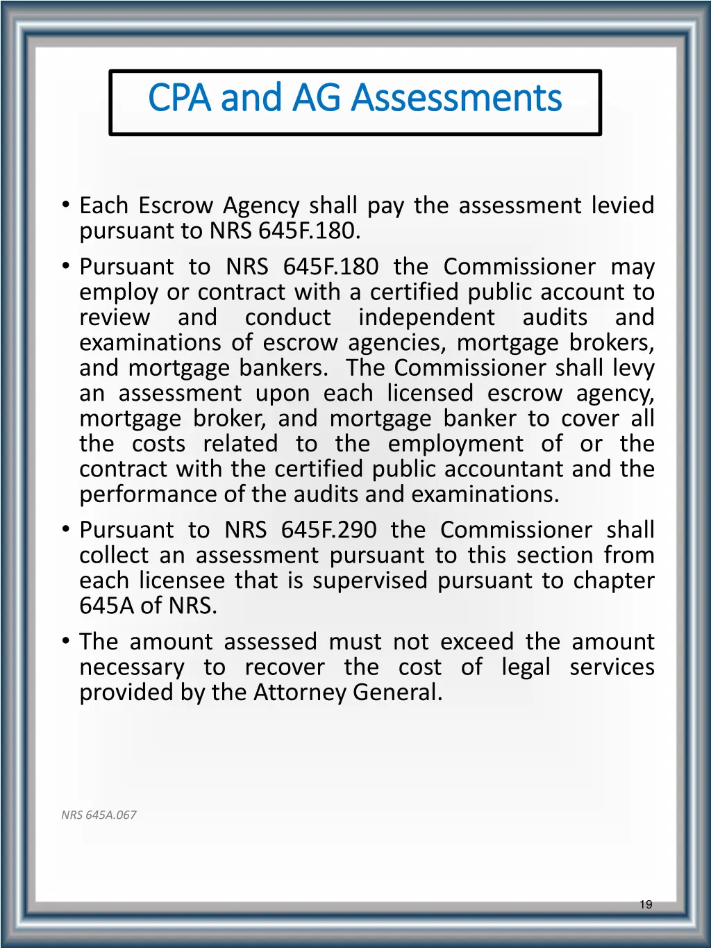 cpa and ag assessments cpa and ag assessments