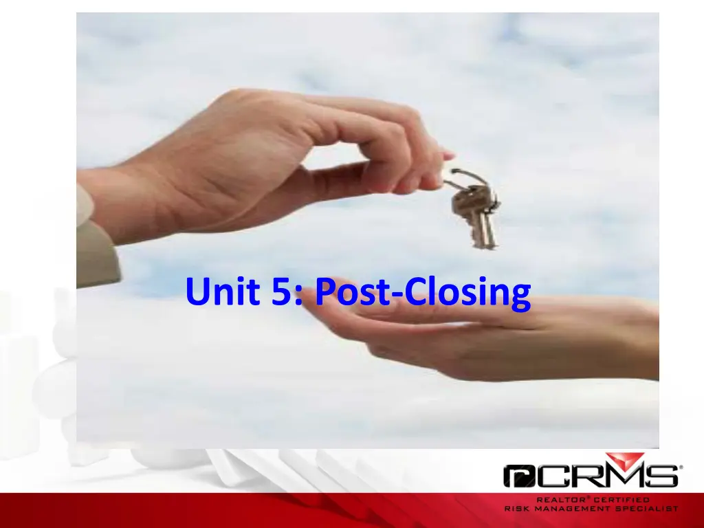 unit 5 post closing