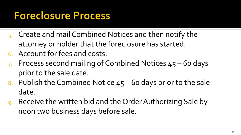 5 create and mail combined notices and then