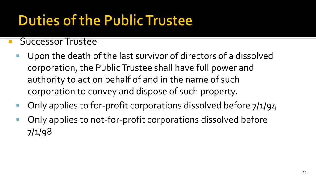 successor trustee upon the death of the last