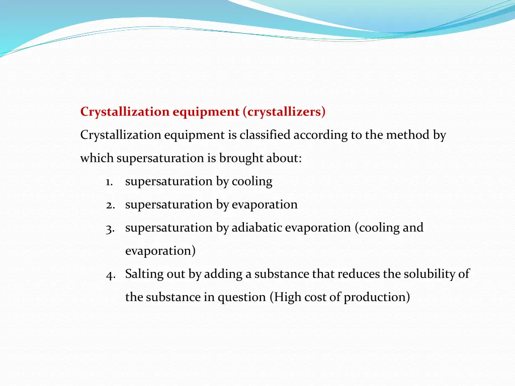 crystallization equipment crystallizers