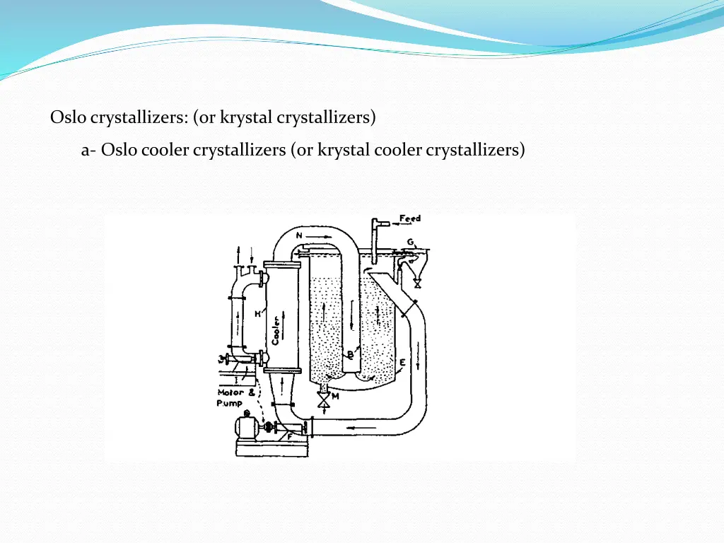 oslo crystallizers or krystal crystallizers