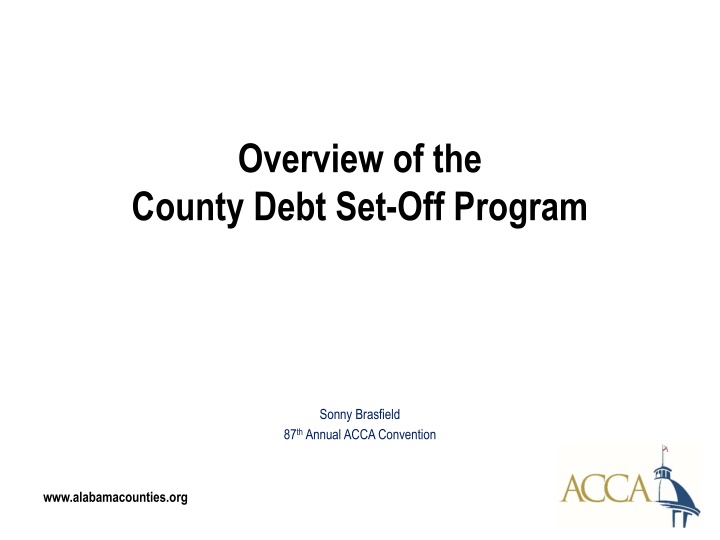 overview of the county debt set off program