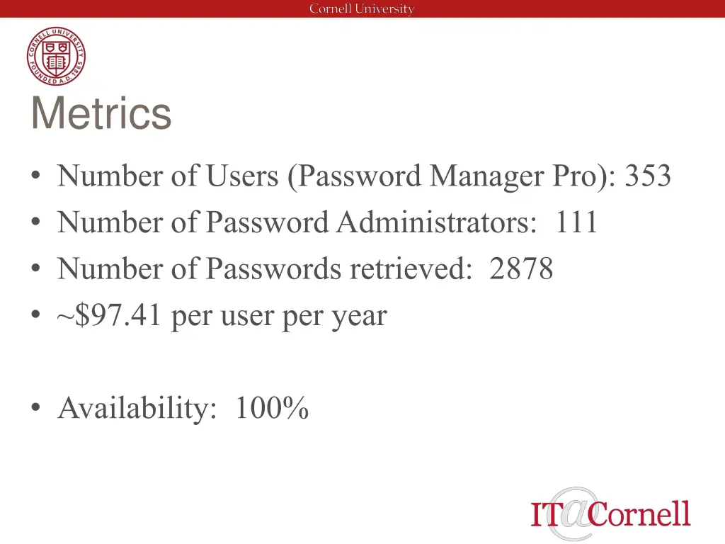 metrics
