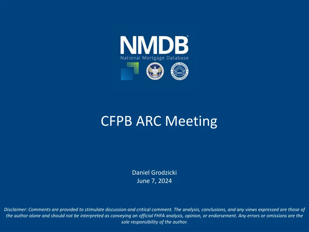 cfpb arc meeting