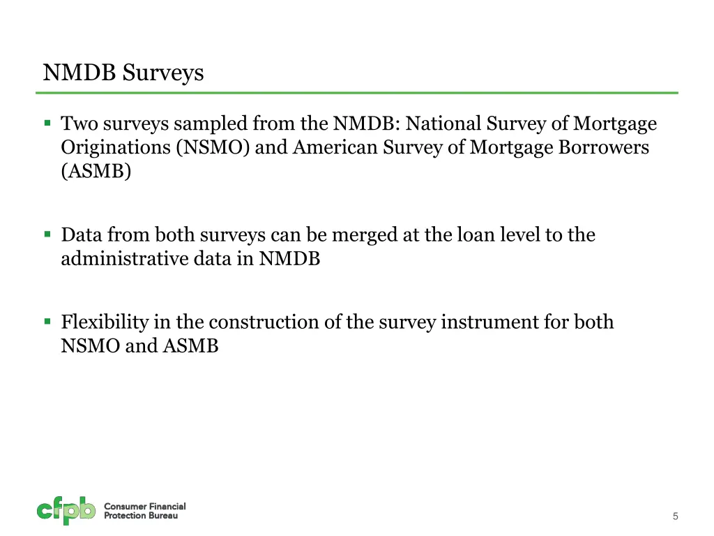 nmdb surveys
