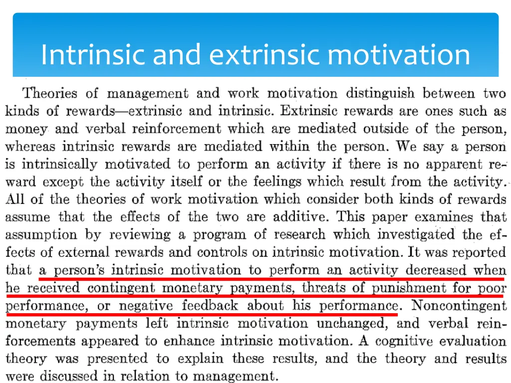intrinsic and extrinsic motivation 1