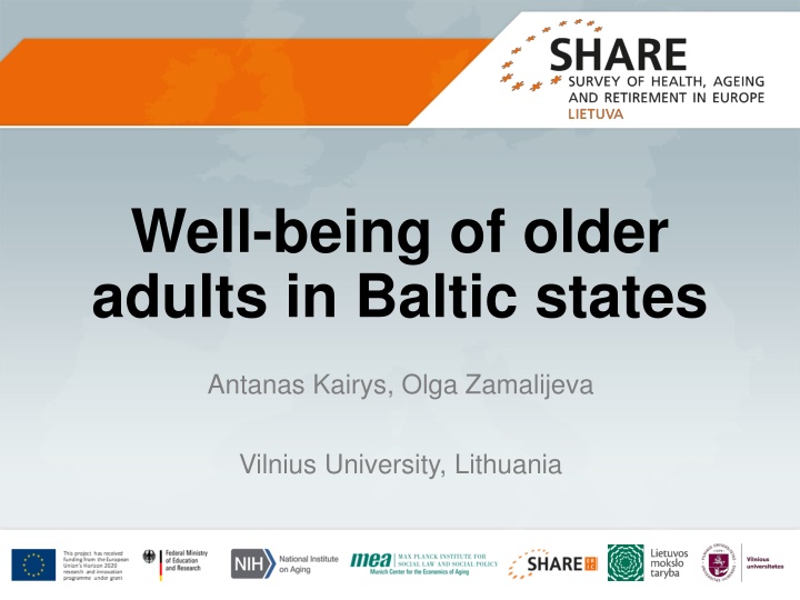 well being of older adults in baltic states