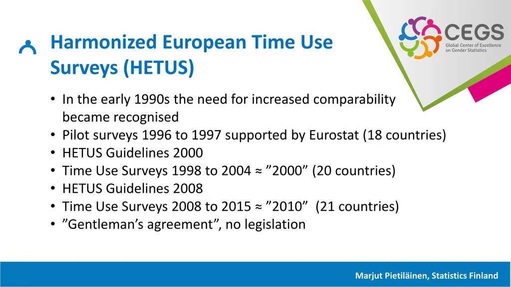 harmonized european time use surveys hetus 1