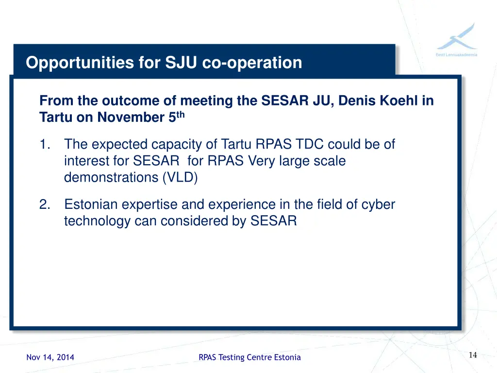 opportunities for sju co operation
